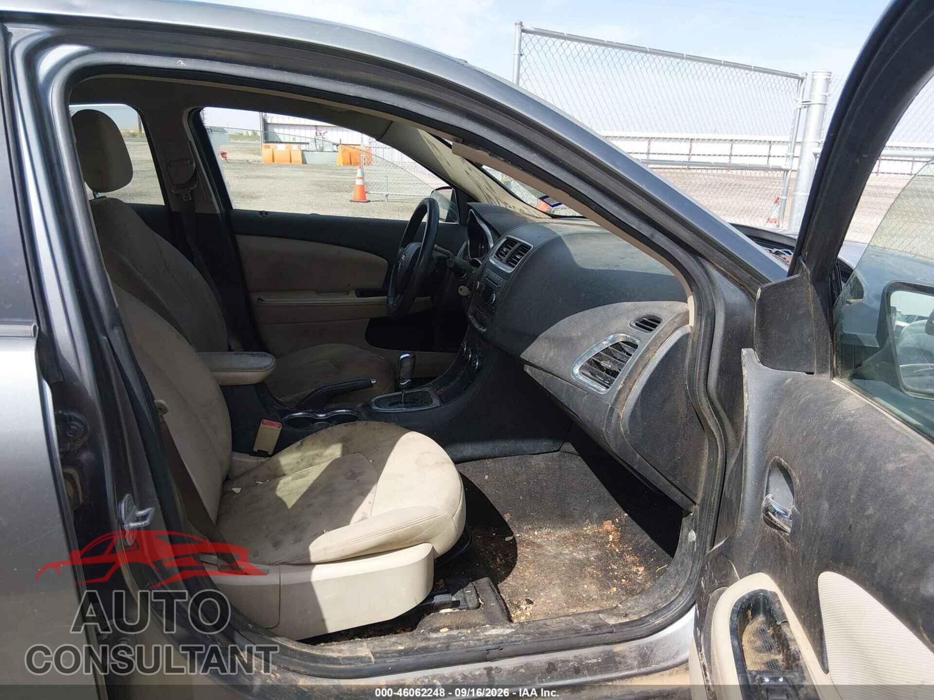 DODGE AVENGER 2013 - 1C3CDZAG9DN519823