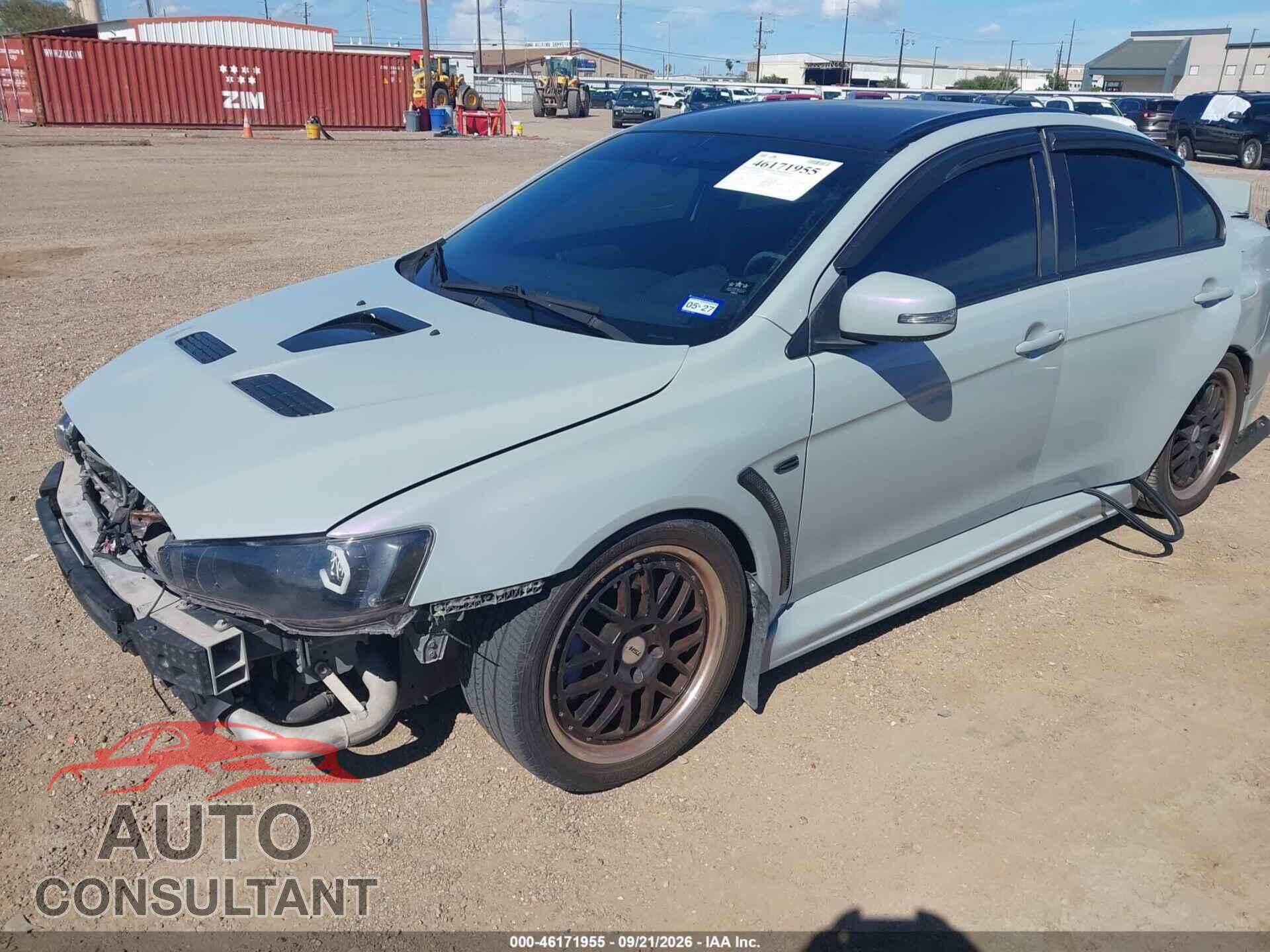 MITSUBISHI LANCER EVOLUTION 2015 - JA32W7FVXFU028391