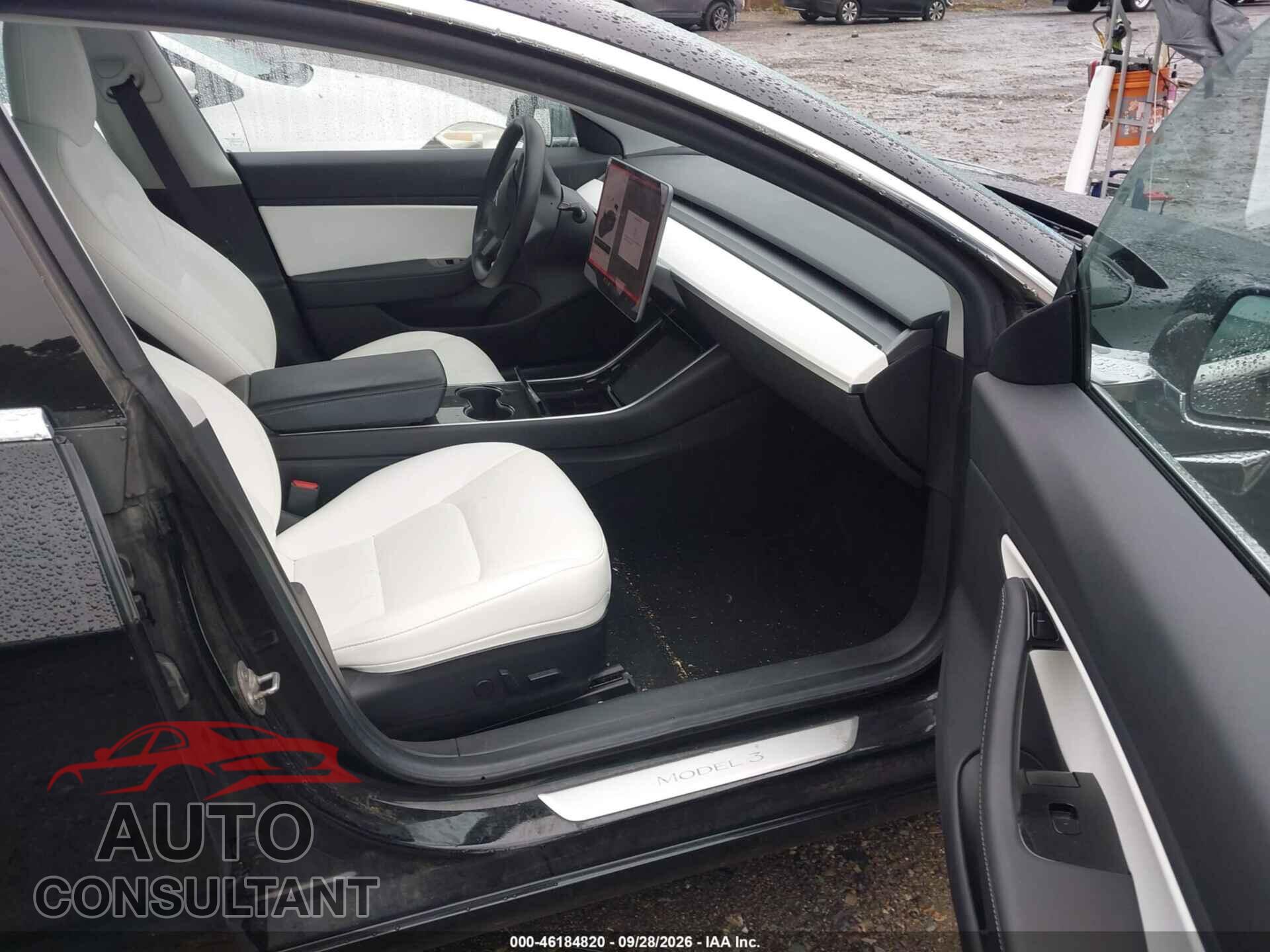 TESLA MODEL 3 2019 - 5YJ3E1EB4KF391513