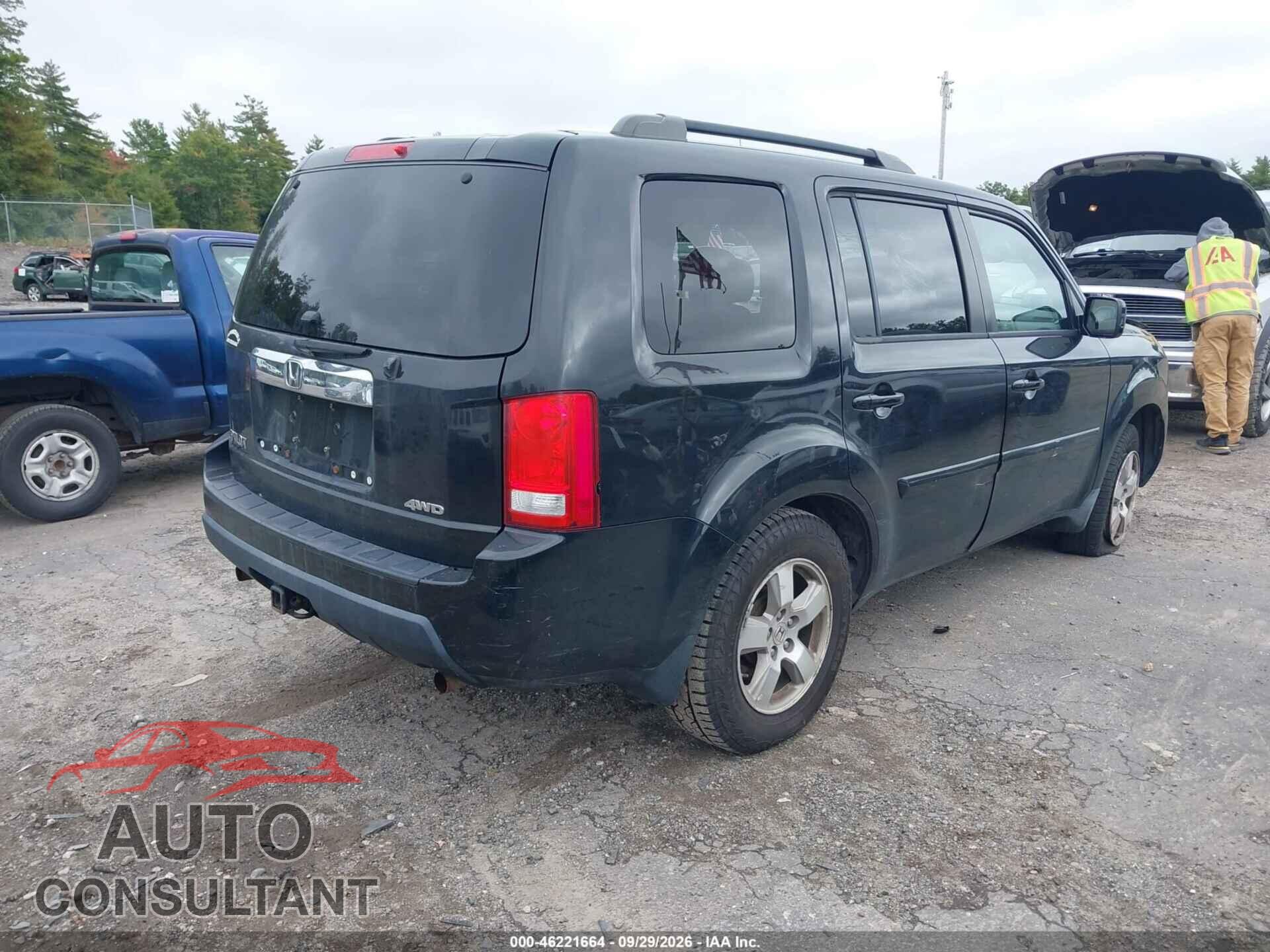 HONDA PILOT 2011 - 5FNYF4H49BB058483