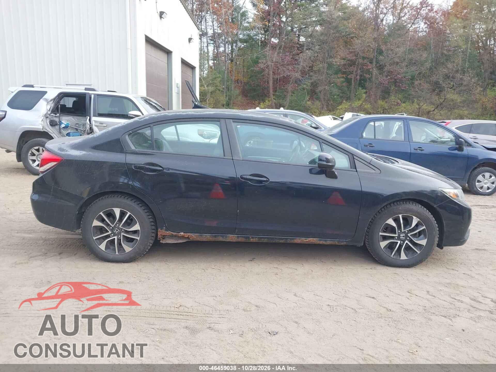 HONDA CIVIC 2013 - 2HGFB2F88DH516493