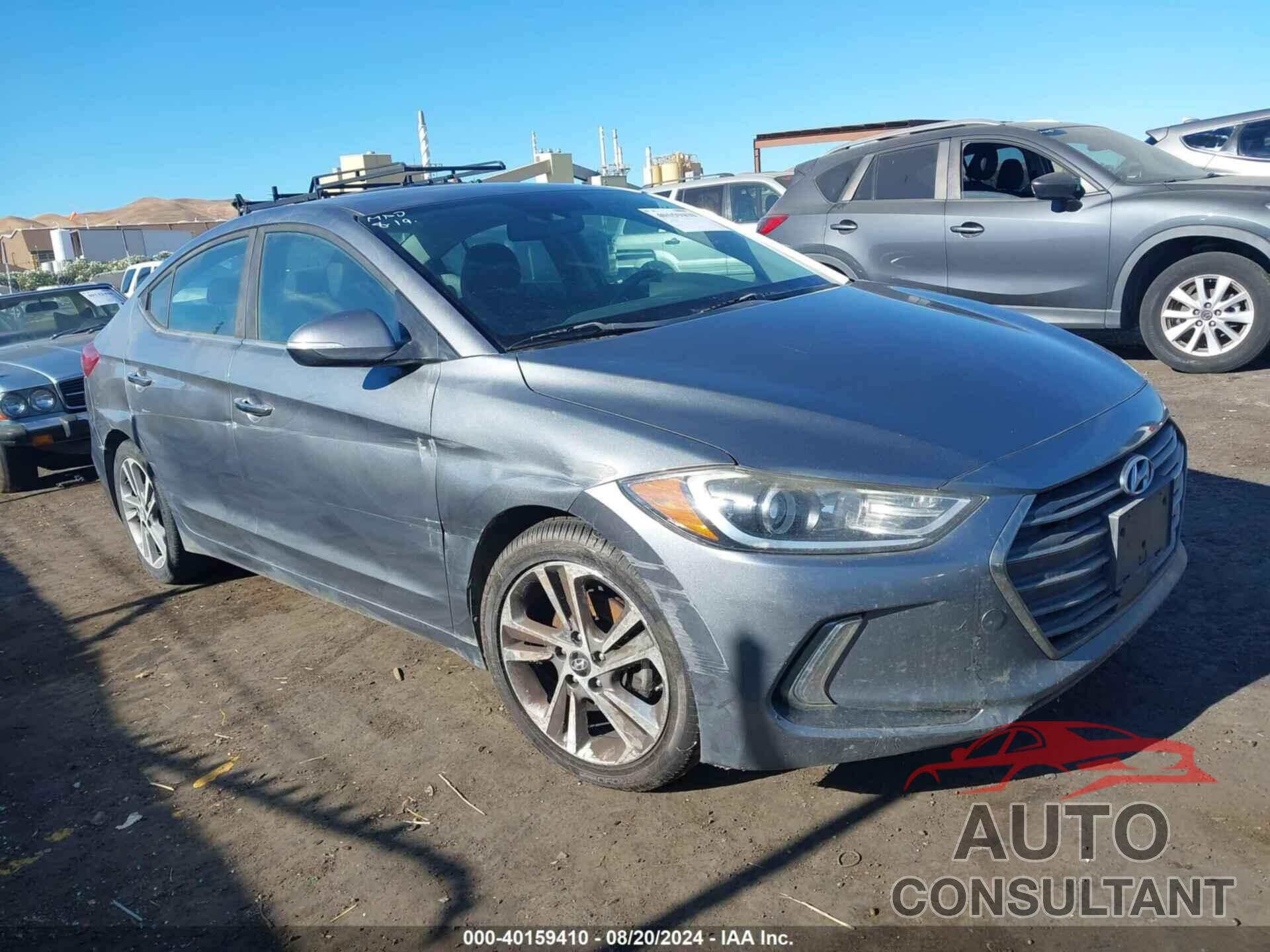 HYUNDAI ELANTRA 2017 - KMHD84LF8HU148527