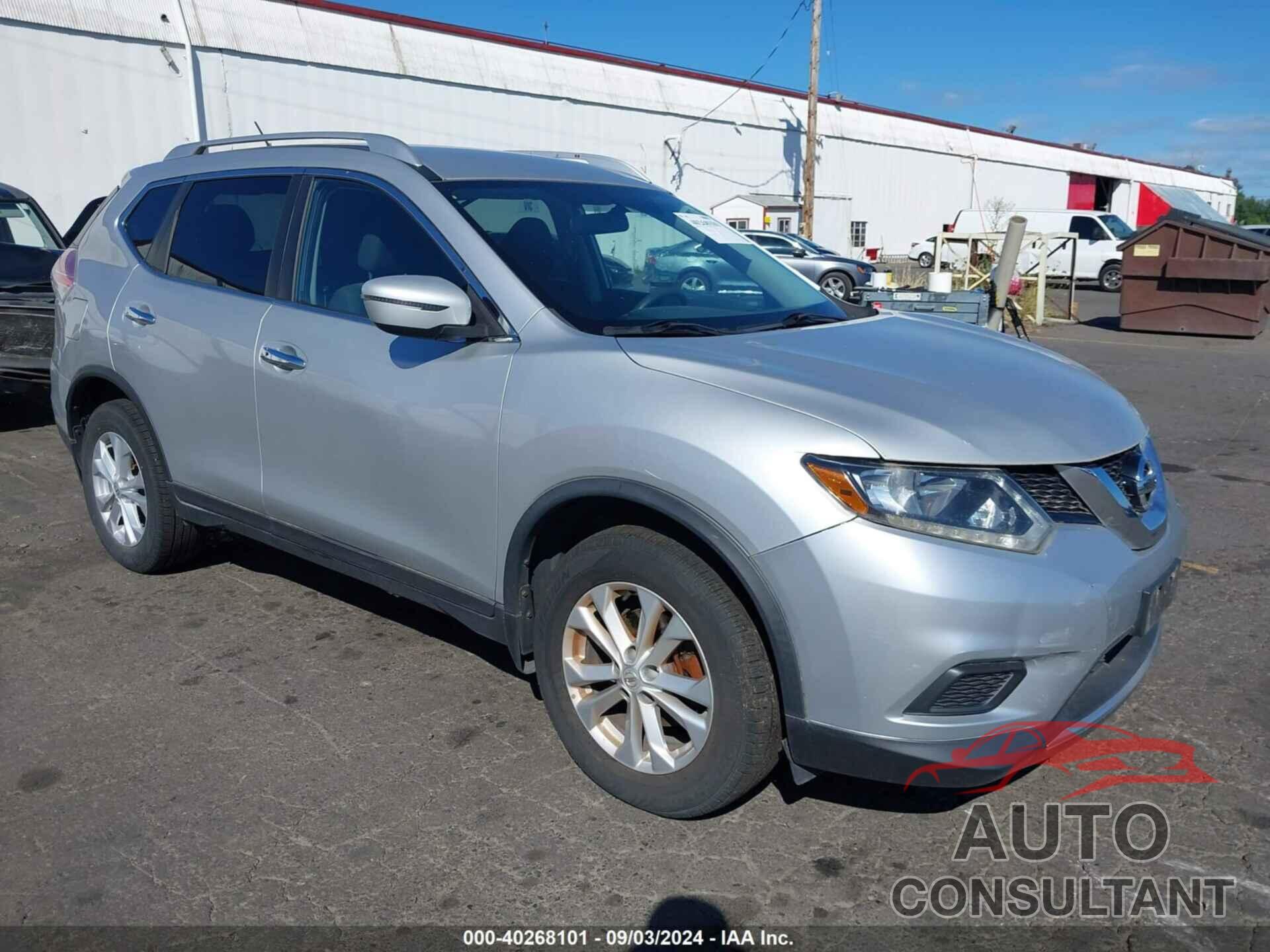 NISSAN ROGUE 2016 - KNMAT2MVXGP725054