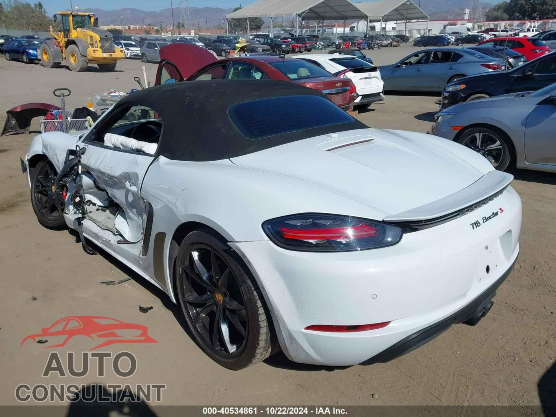 PORSCHE 718 BOXSTER 2017 - WP0CB2A84HS241566
