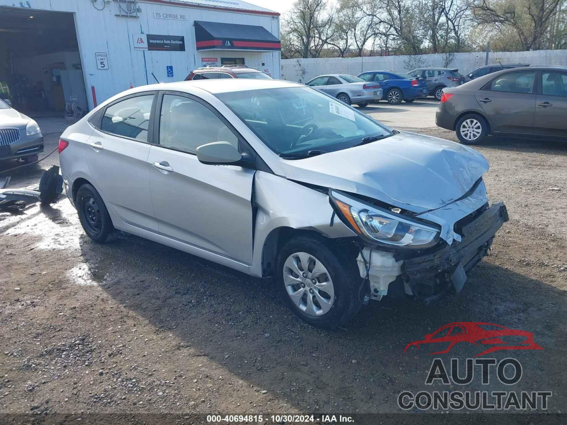 HYUNDAI ACCENT 2016 - KMHCT4AE8GU036488