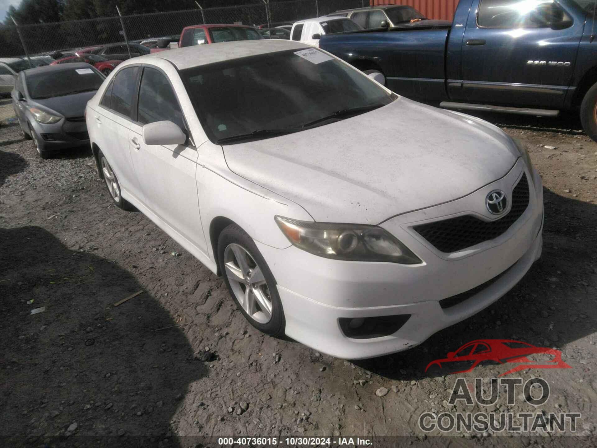 TOYOTA CAMRY 2010 - 4T1BF3EK7AU525646