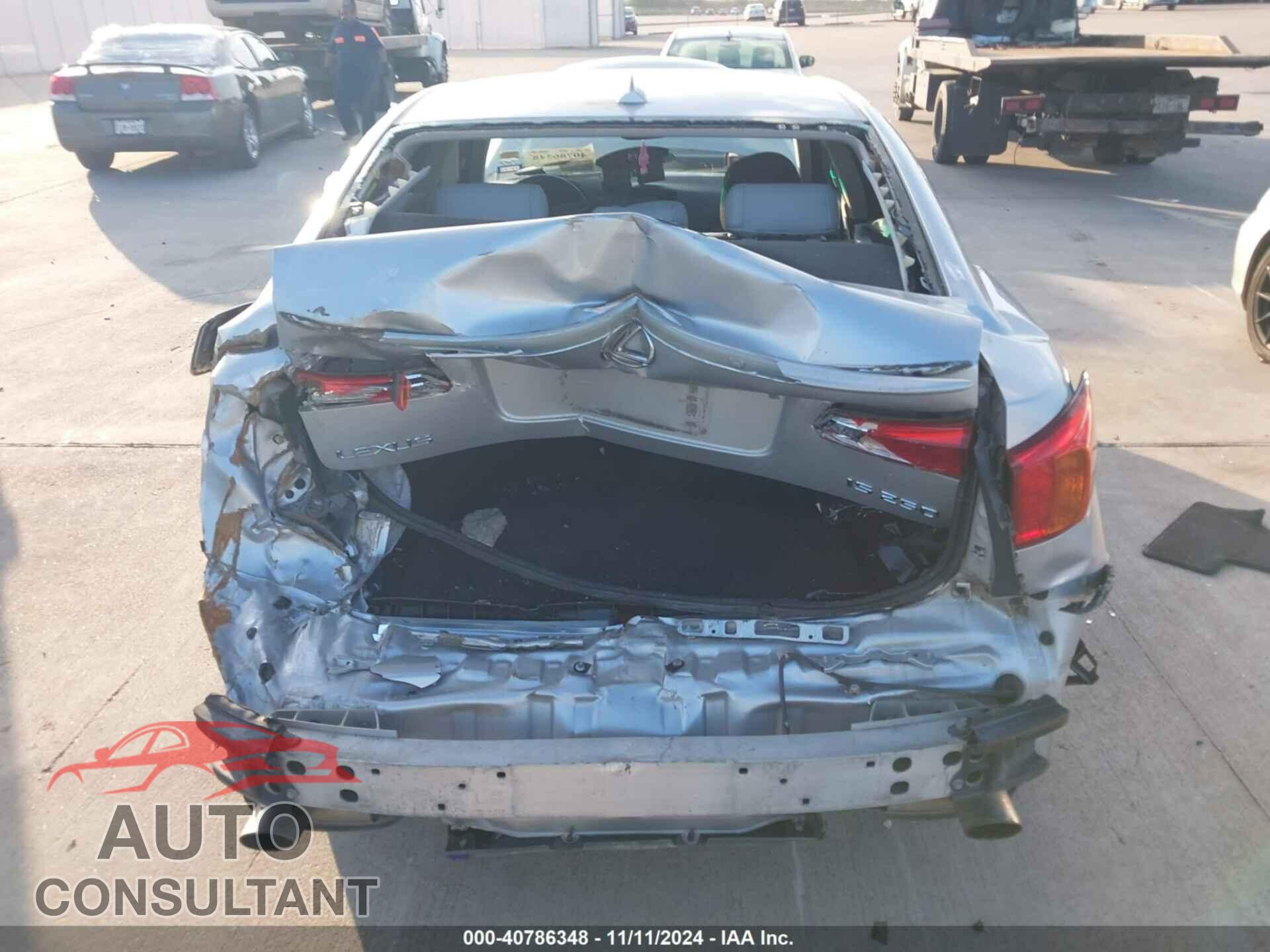 LEXUS IS 250 2010 - JTHBF5C22A5120614