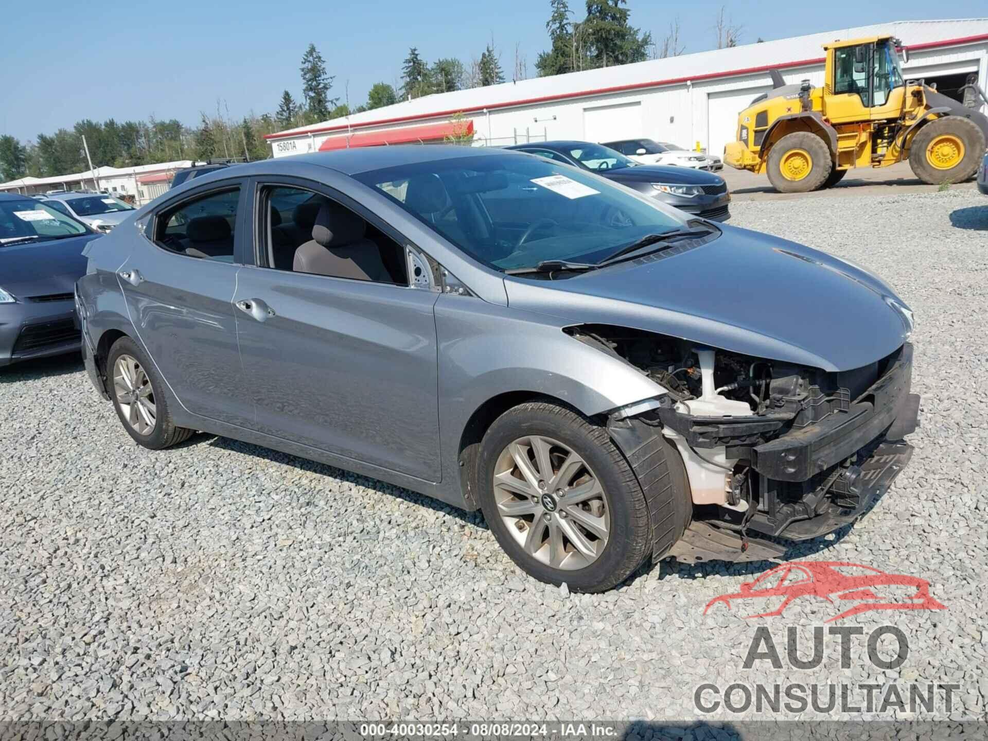 HYUNDAI ELANTRA 2014 - KMHDH4AE9EU110259