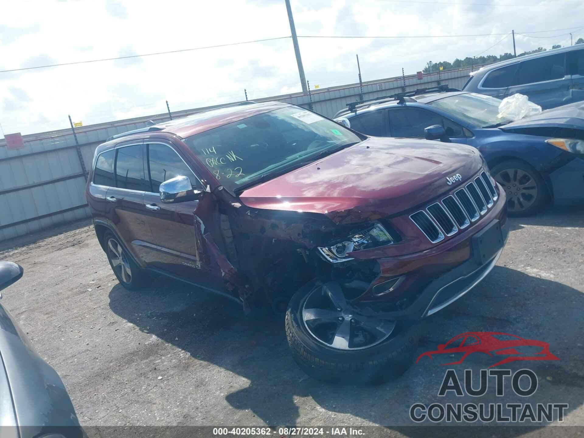 JEEP GRAND CHEROKEE 2016 - 1C4RJEBG6GC307130