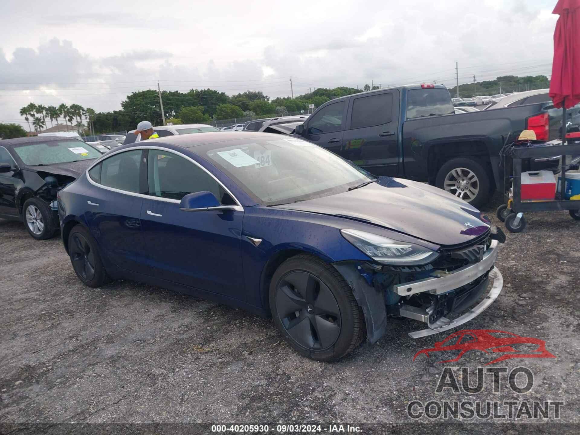 TESLA MODEL 3 2018 - 5YJ3E1EA7JF043405