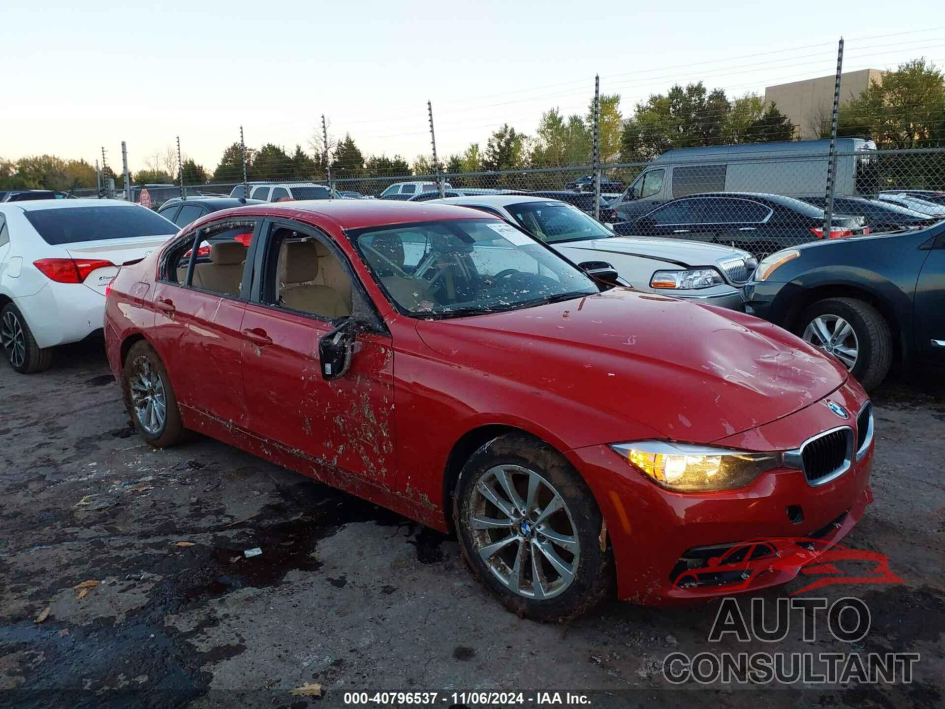 BMW 320I 2017 - WBA8E1G55HNU13720