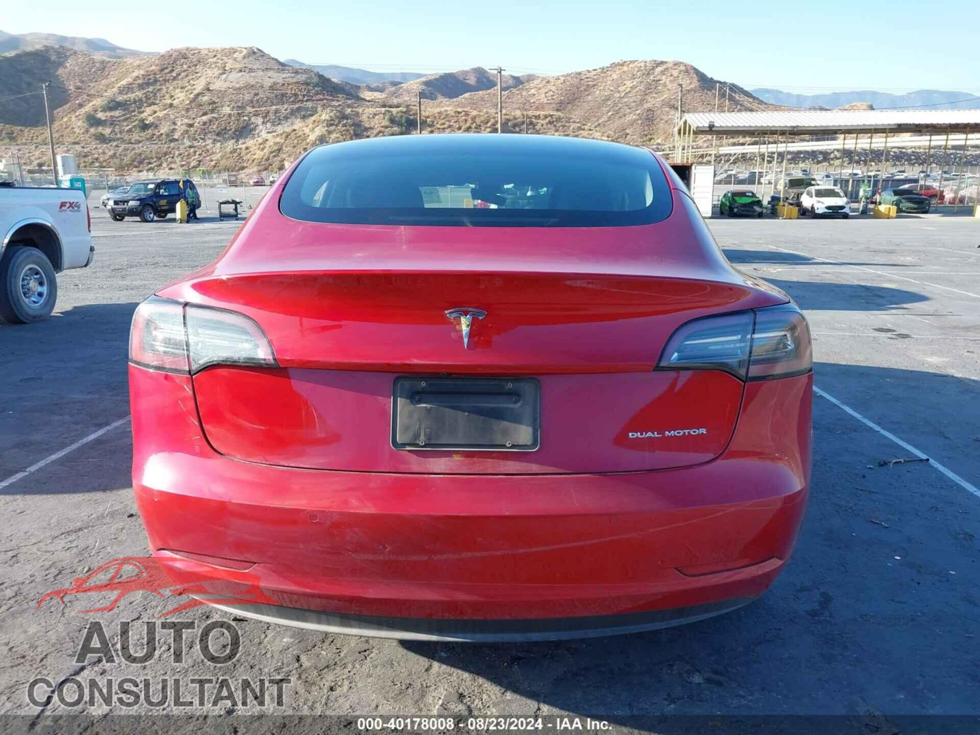 TESLA MODEL 3 2022 - 5YJ3E1EB2NF143930