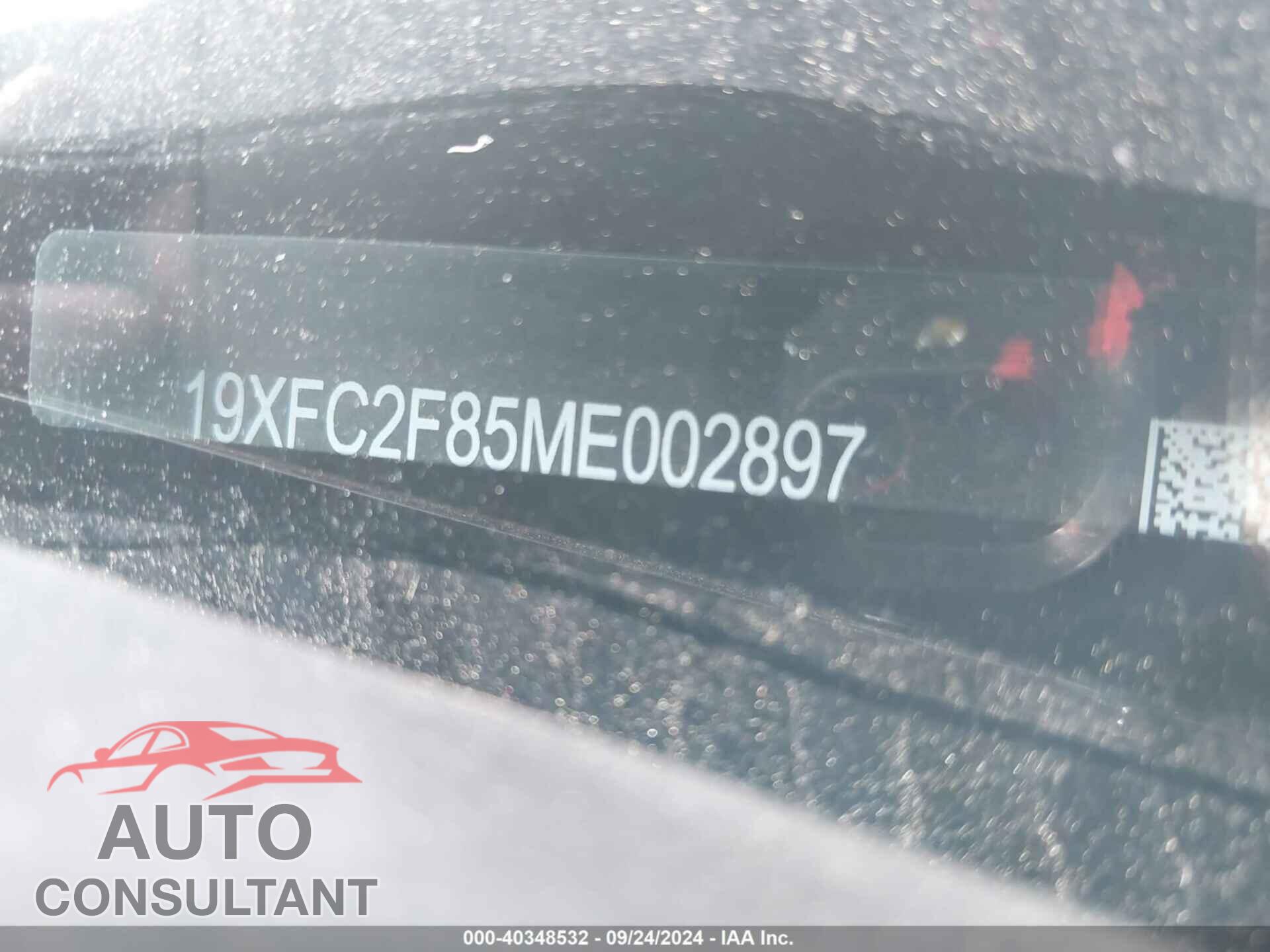 HONDA CIVIC 2021 - 19XFC2F85ME002897