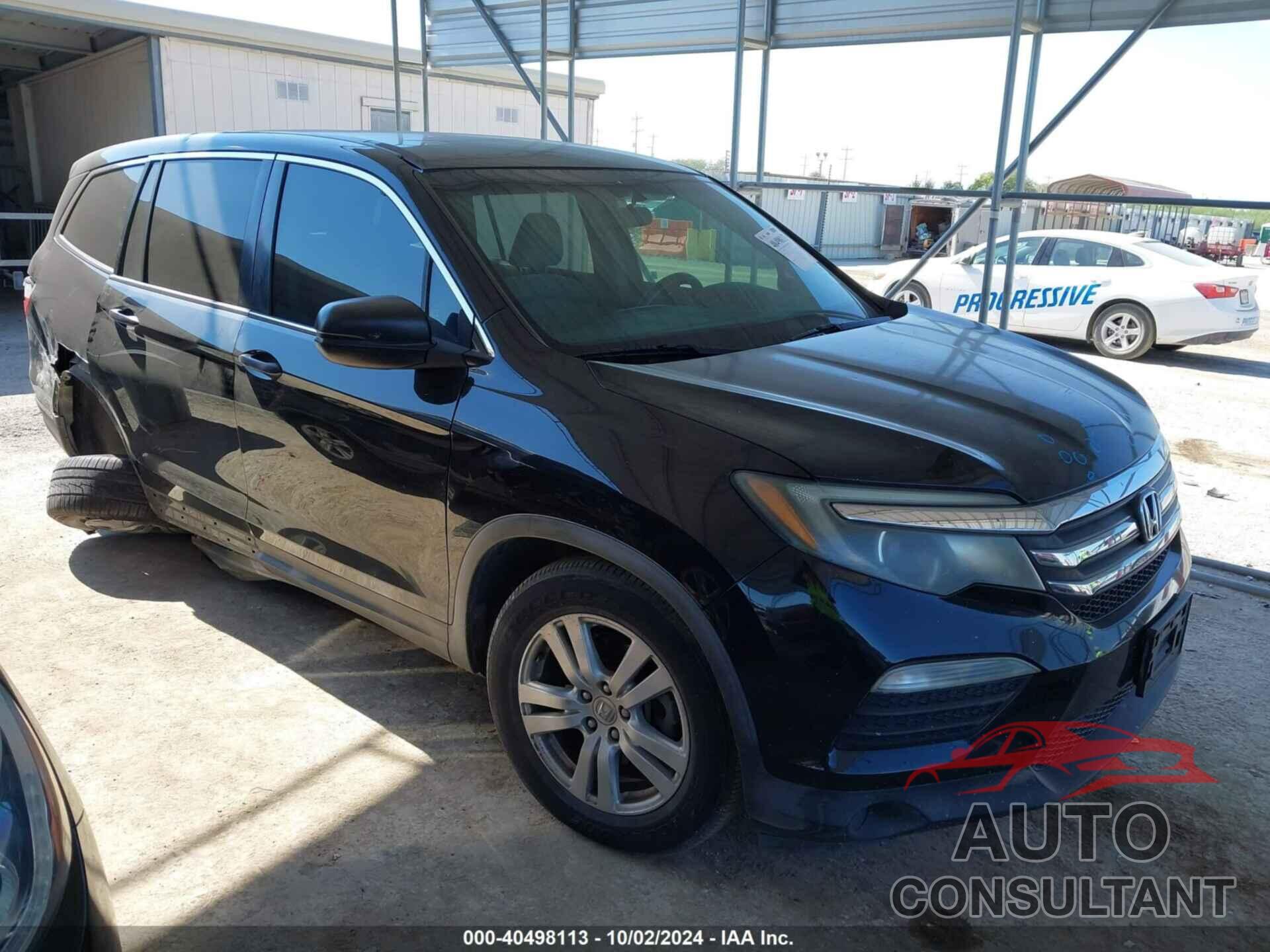 HONDA PILOT 2016 - 5FNYF5H11GB035573