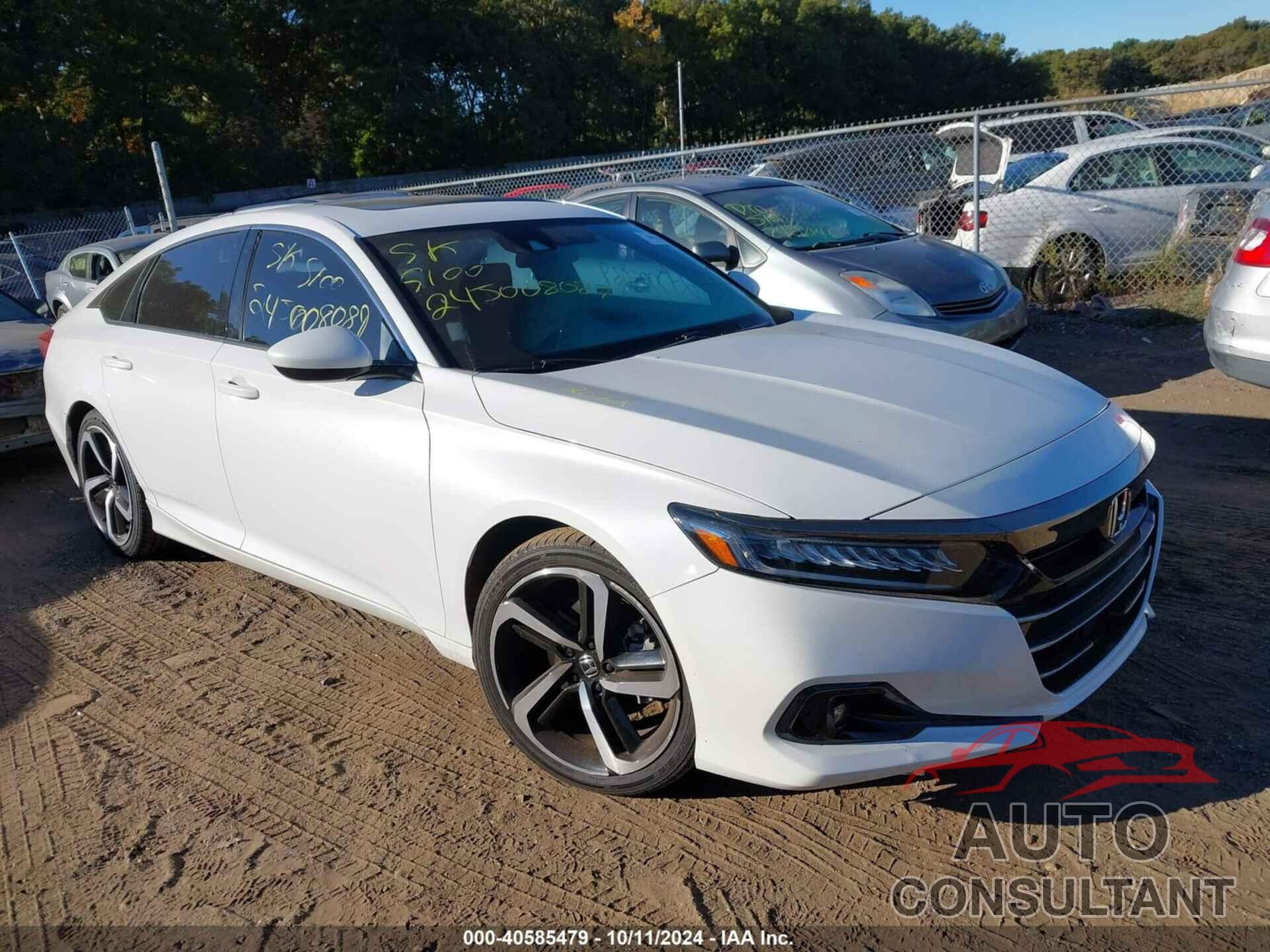 HONDA ACCORD 2021 - 1HGCV2F34MA020409