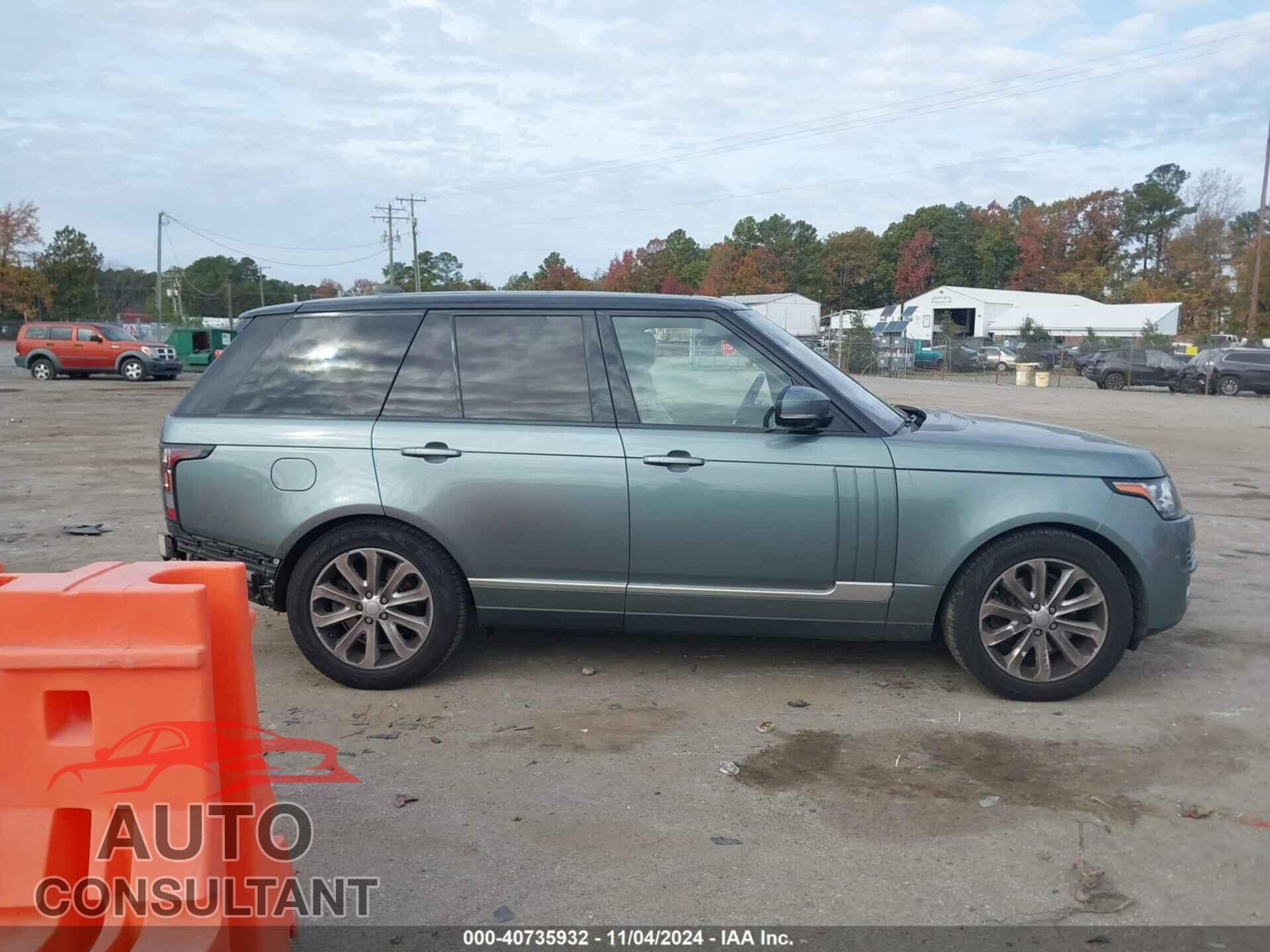 LAND ROVER RANGE ROVER 2017 - SALGS2FKXHA357391