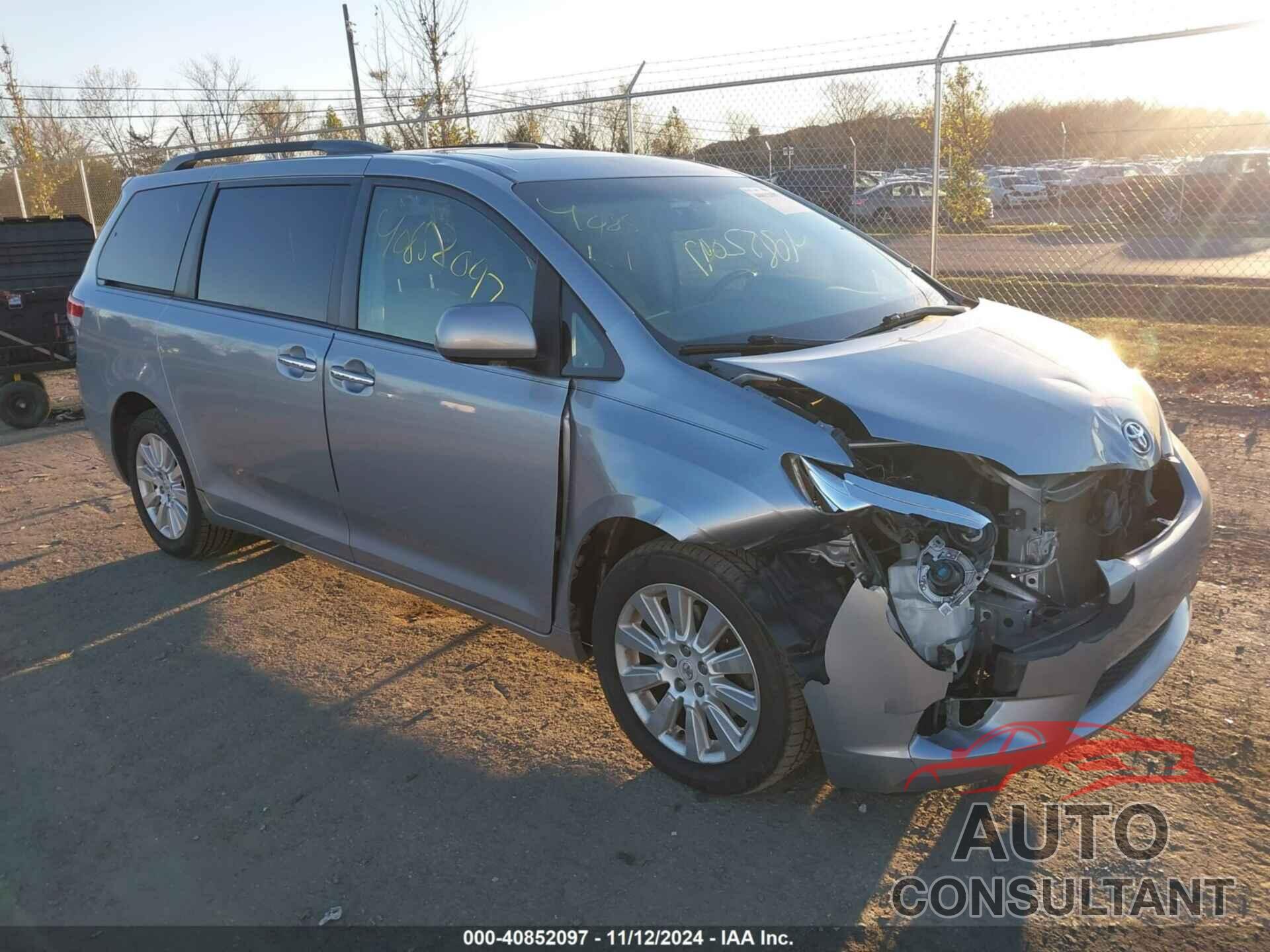 TOYOTA SIENNA 2012 - 5TDDK3DC7CS035122