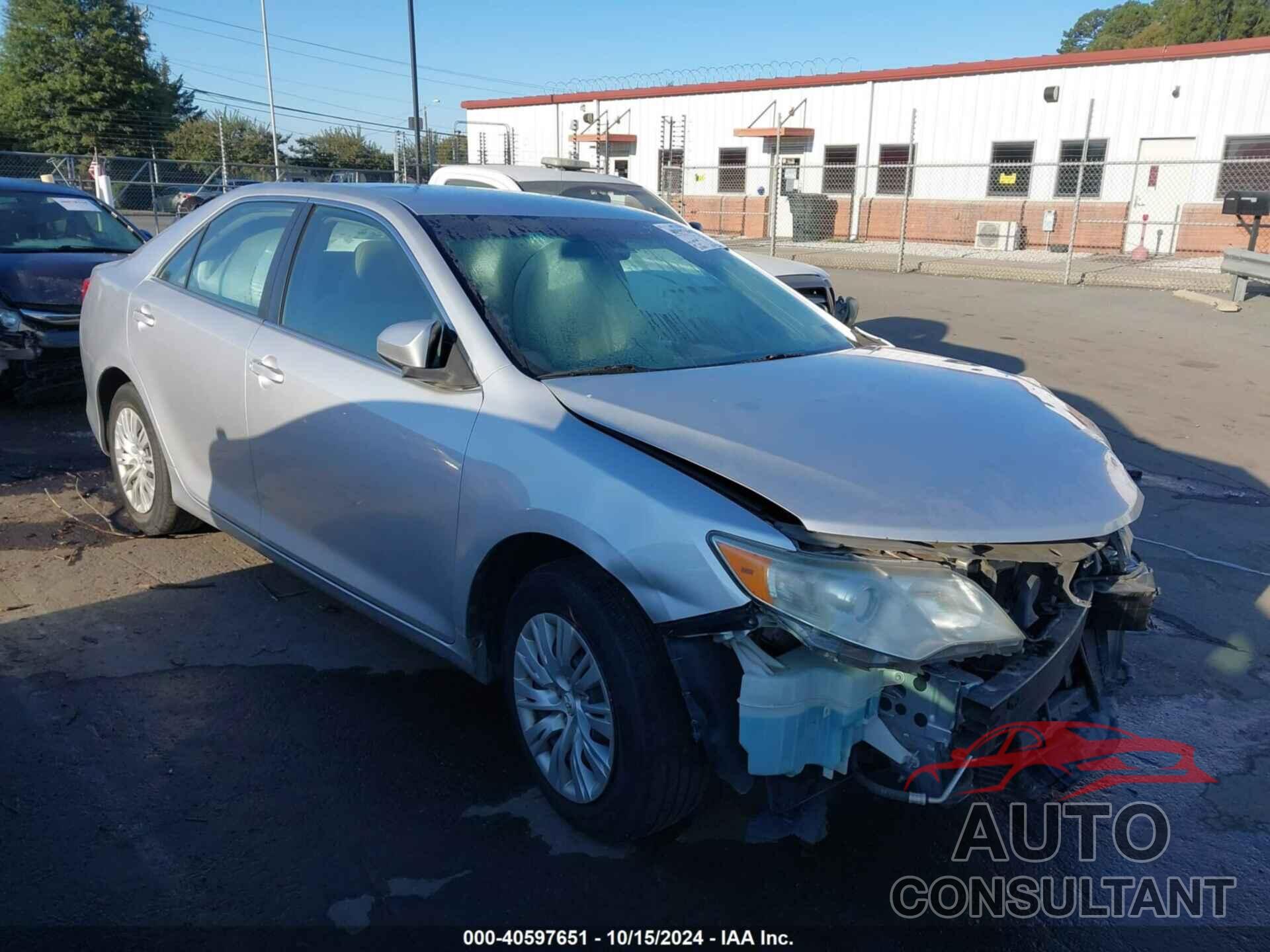 TOYOTA CAMRY 2012 - 4T1BF1FKXCU517689
