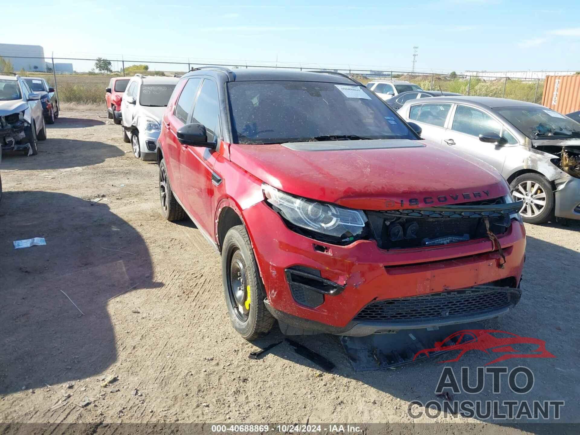 LAND ROVER DISCOVERY SPORT 2017 - SALCR2BG4HH641473