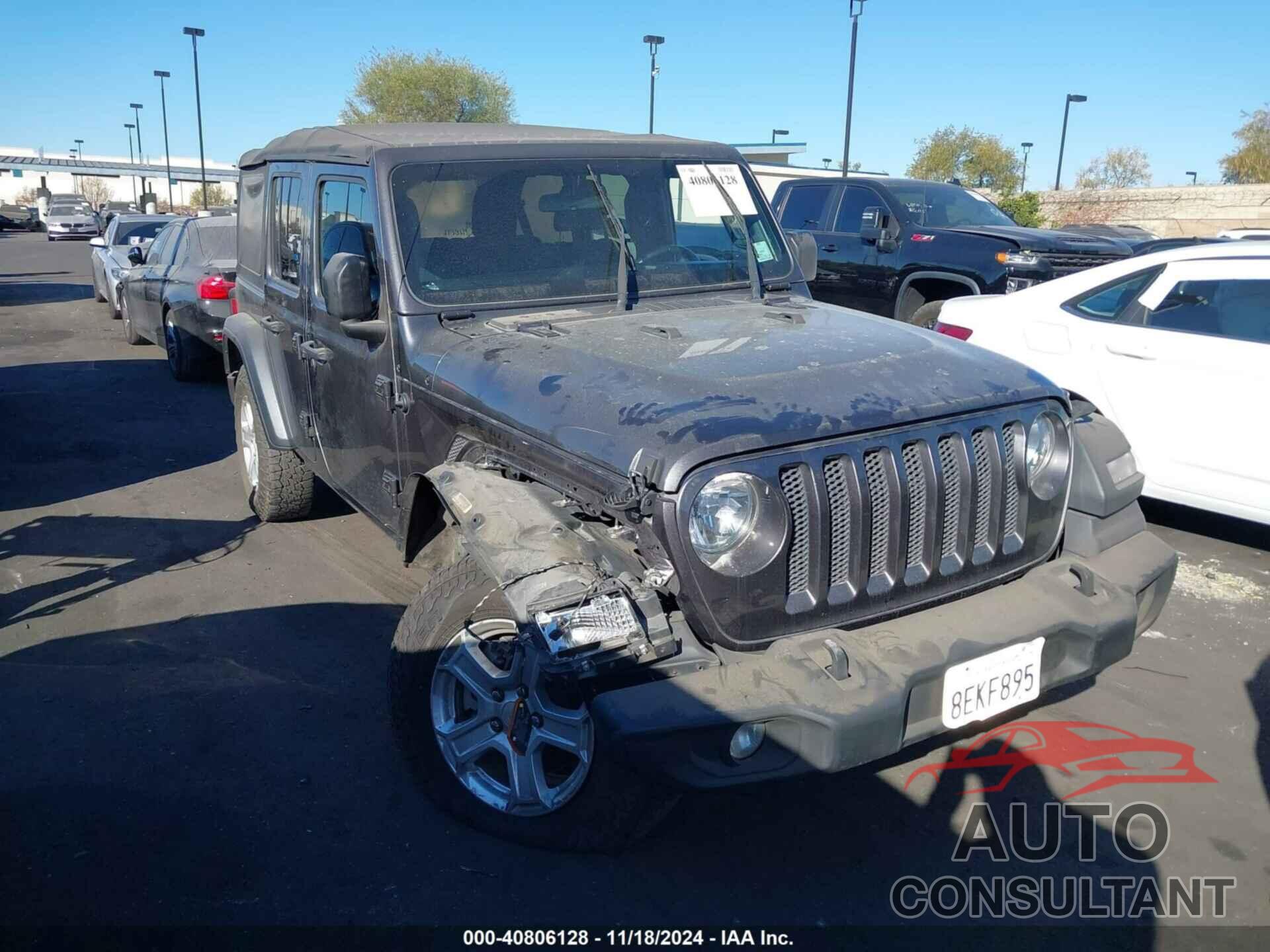 JEEP WRANGLER UNLIMITED 2018 - 1C4HJXDG9JW179136