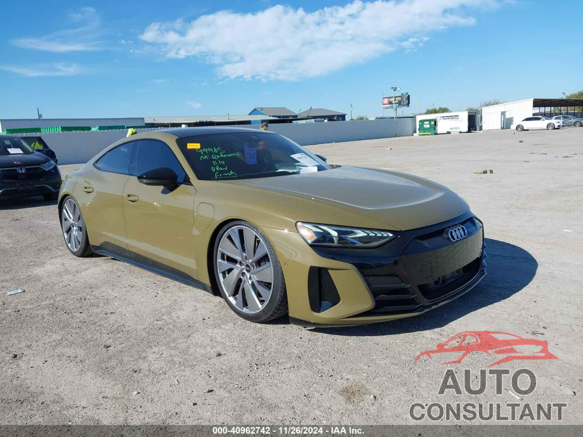 AUDI E-TRON GT 2022 - WAUEJBFW8N7006585