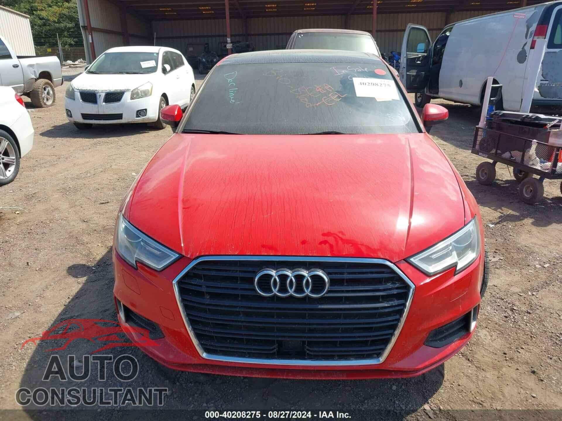 AUDI A3 2018 - WAUAUGFF8J1026237