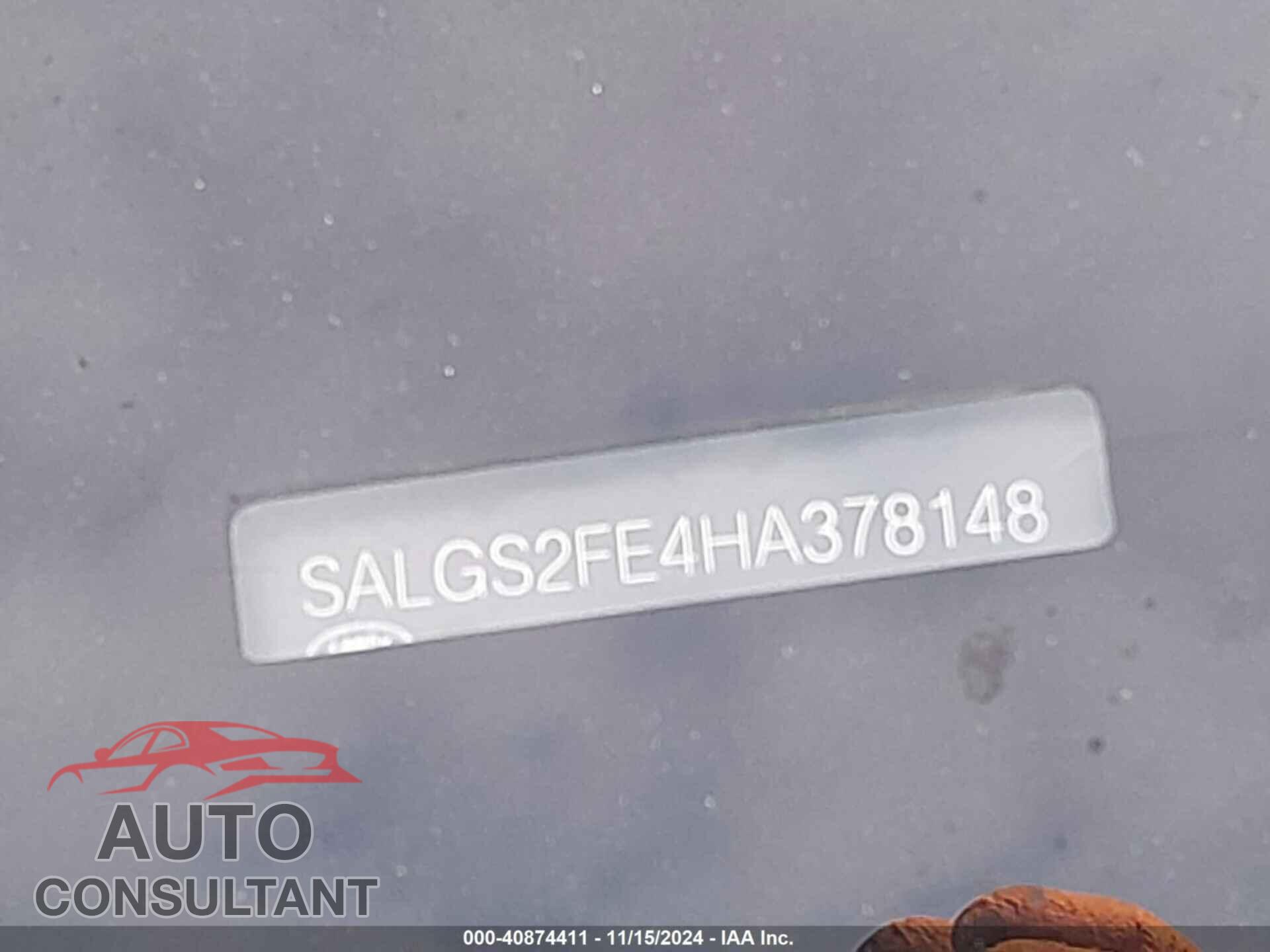 LAND ROVER RANGE ROVER 2017 - SALGS2FE4HA378148