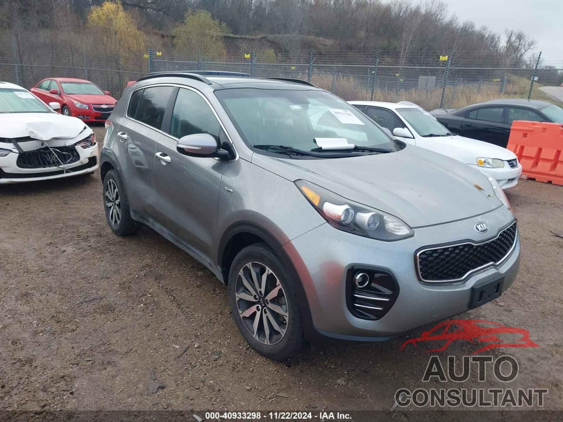 KIA SPORTAGE 2019 - KNDPNCAC4K7600038