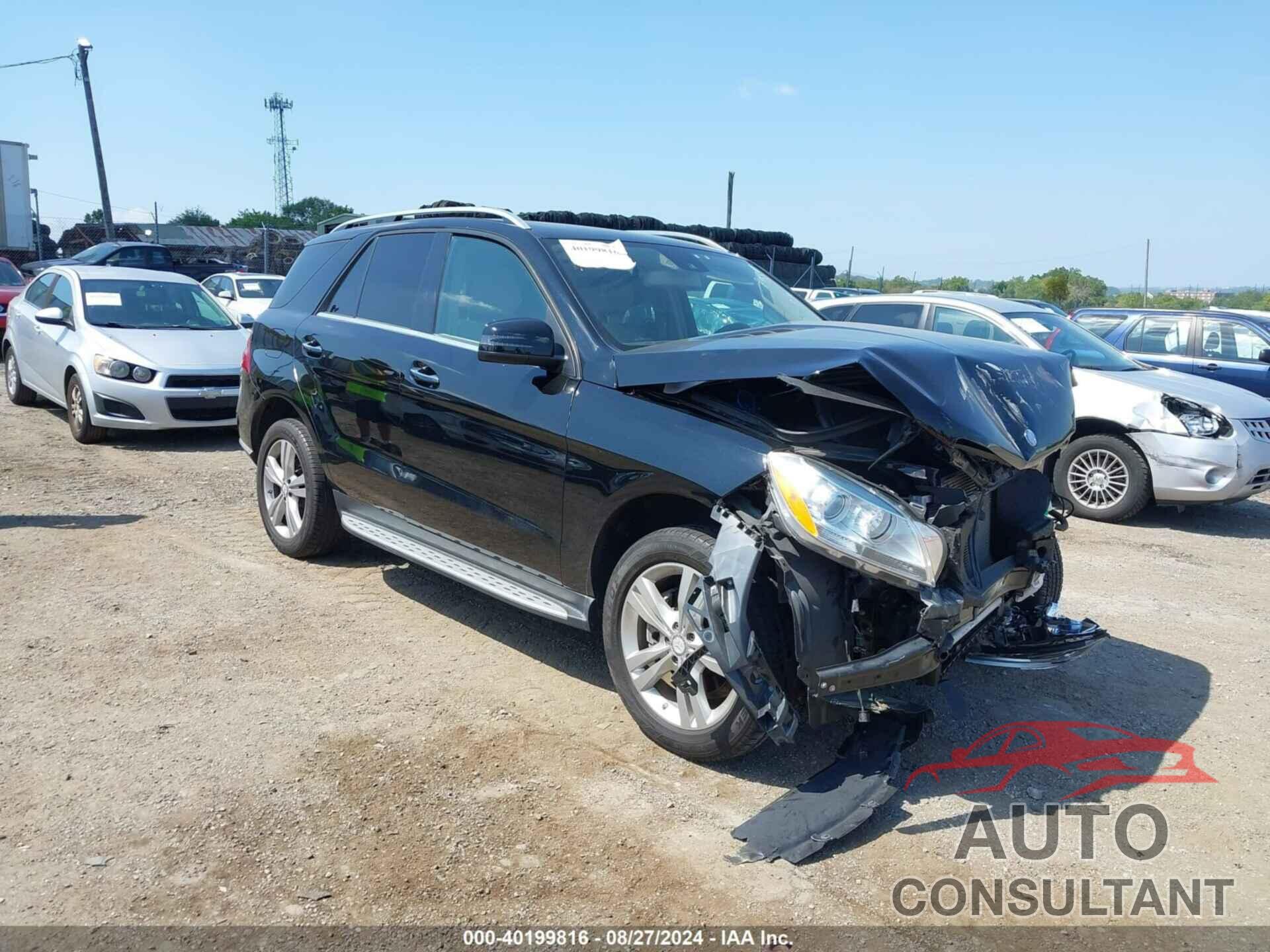 MERCEDES-BENZ ML 350 2013 - 4JGDA5HB6DA213855