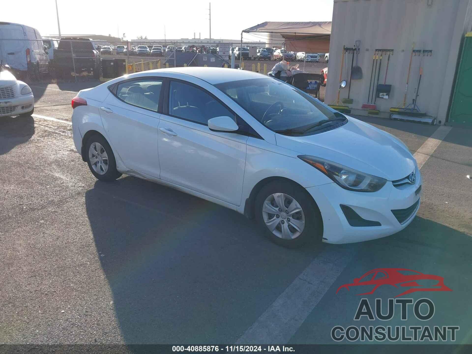 HYUNDAI ELANTRA 2016 - 5NPDH4AE8GH721224