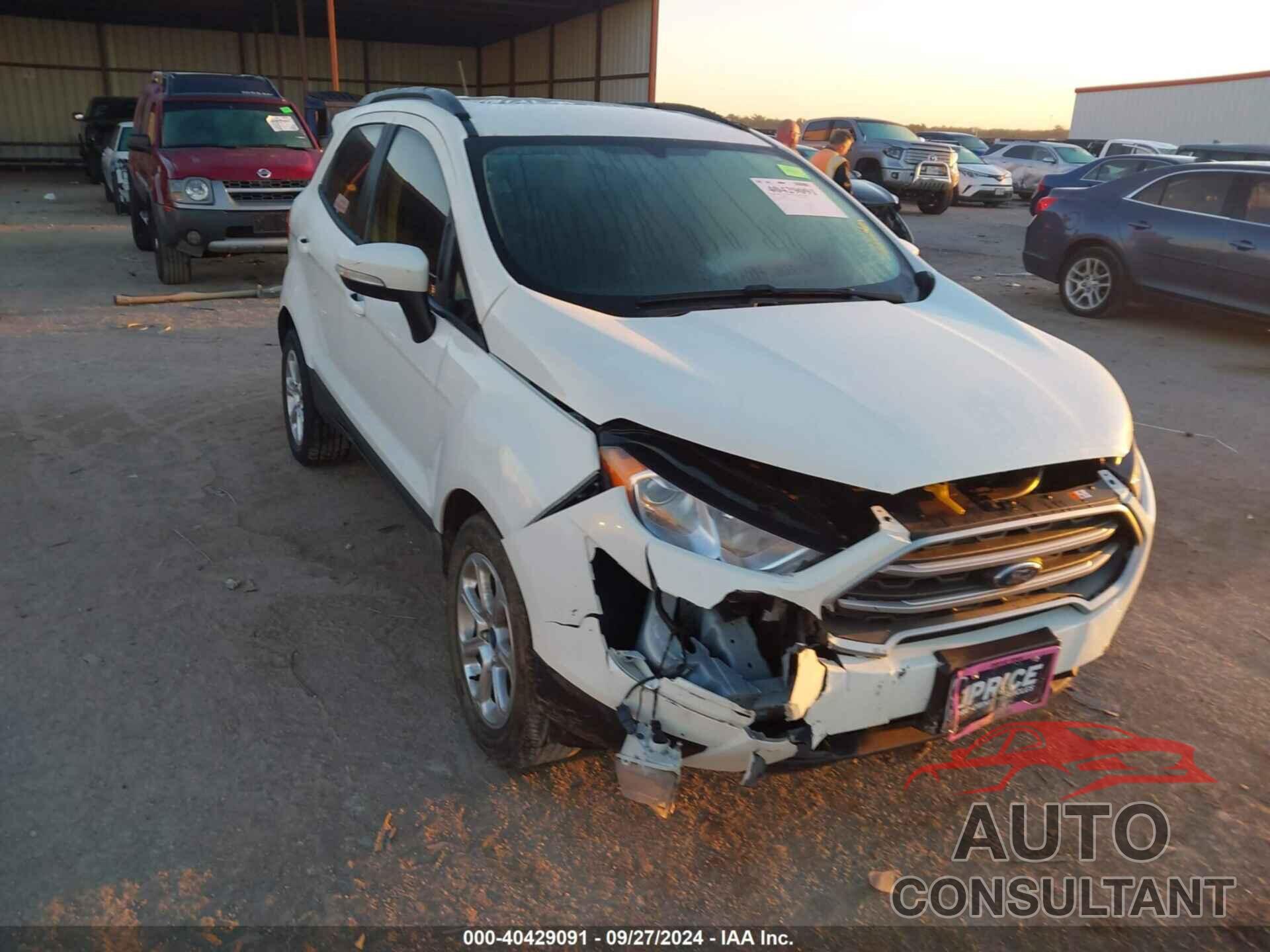 FORD ECOSPORT 2021 - MAJ3S2GE7MC430459