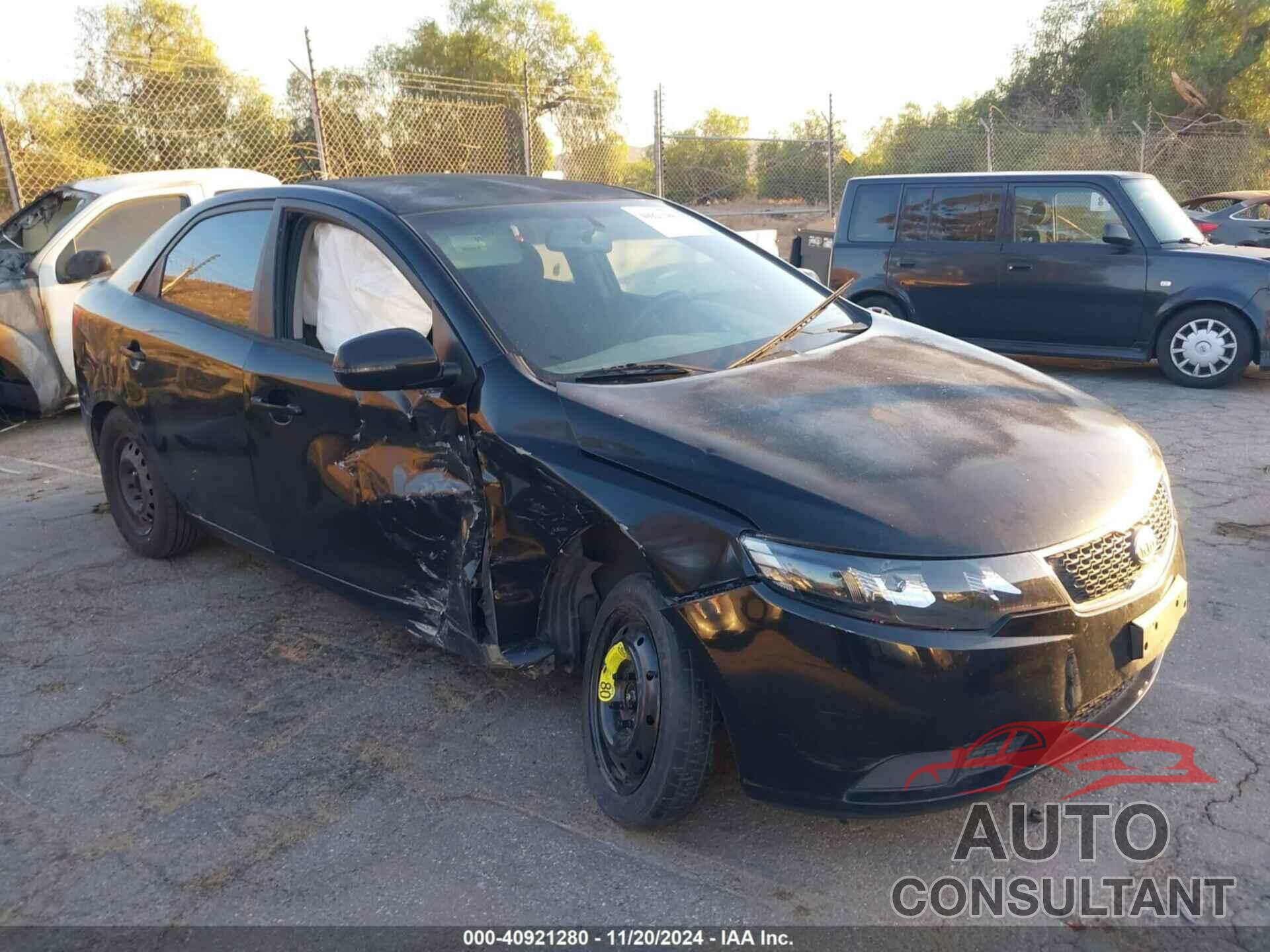 KIA FORTE 2012 - KNAFU4A21C5620852