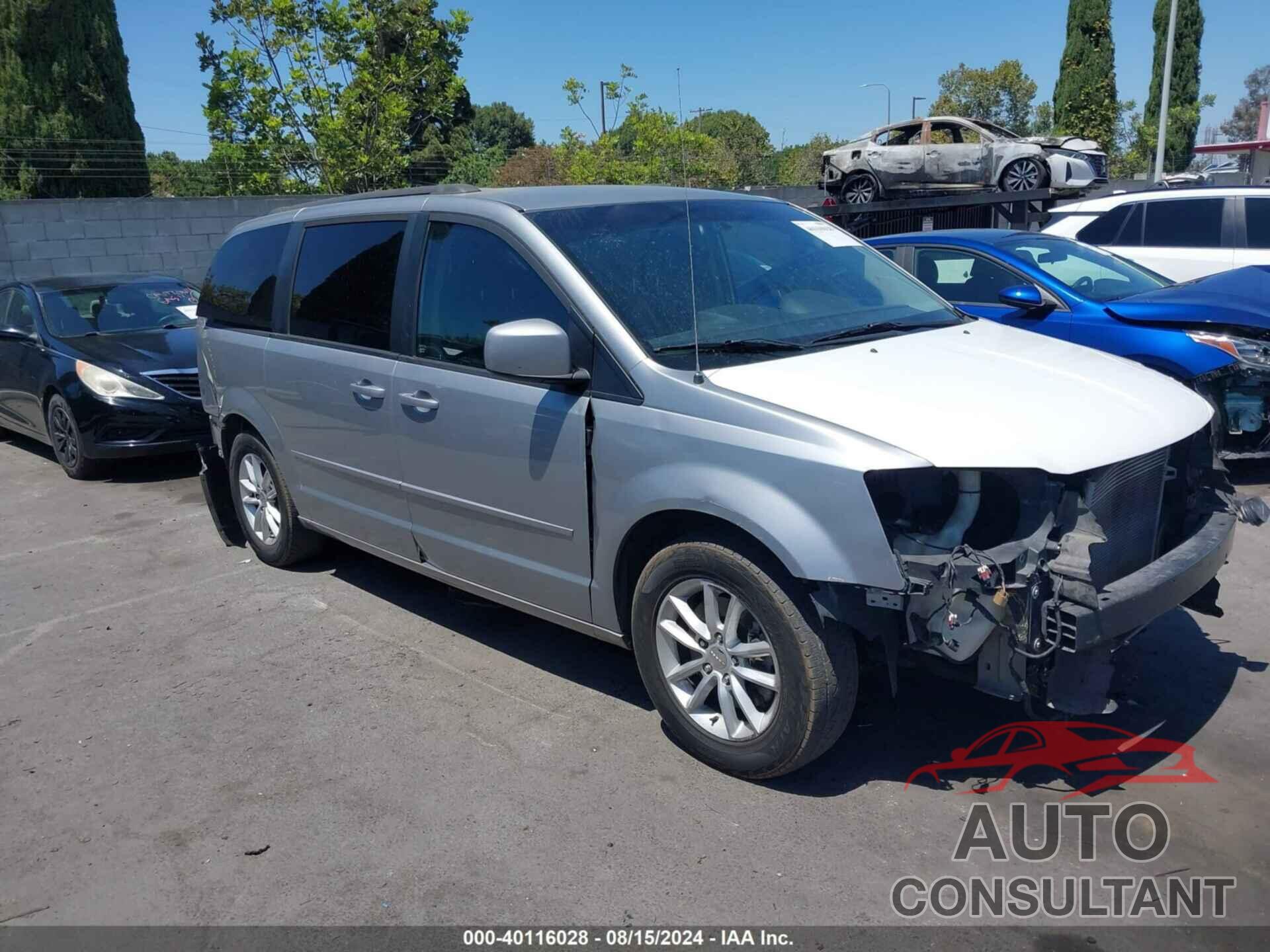 DODGE GRAND CARAVAN 2016 - 2C4RDGCG9GR161069