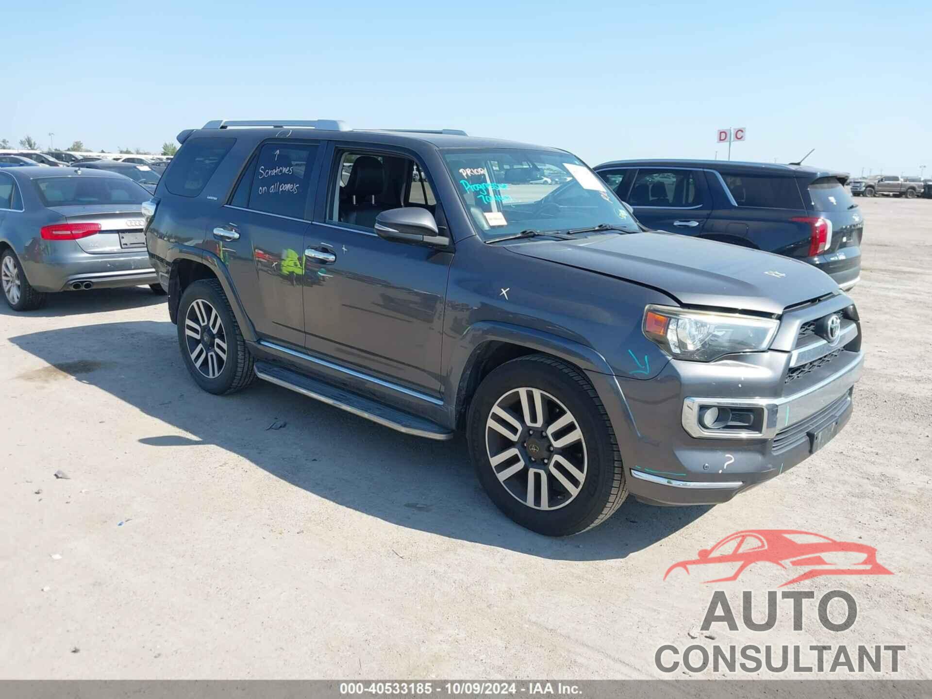 TOYOTA 4RUNNER 2016 - JTEZU5JR1G5125295