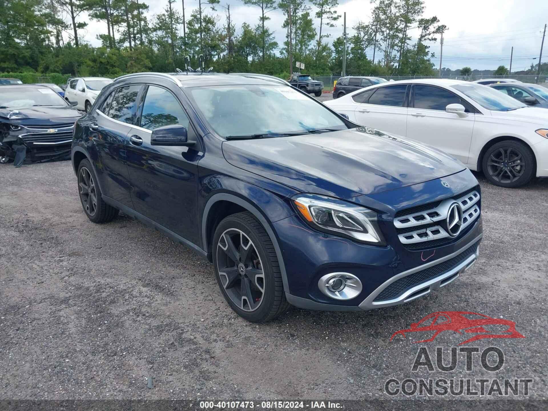 MERCEDES-BENZ GLA 250 2018 - WDCTG4EB3JJ456655