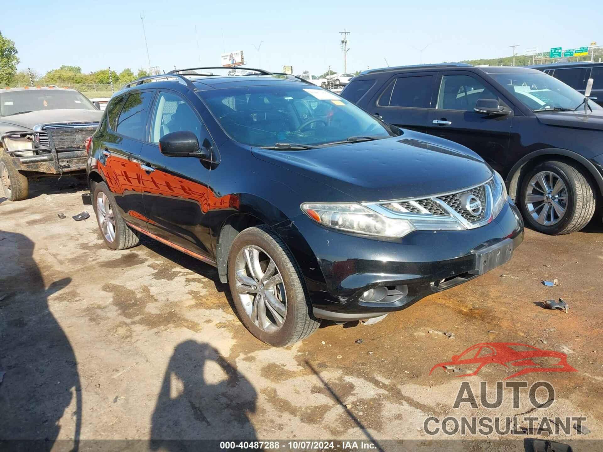 NISSAN MURANO 2011 - JN8AZ1MW5BW178506