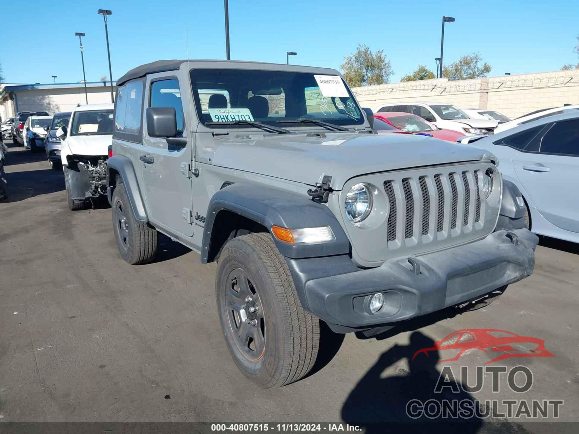 JEEP WRANGLER 2023 - 1C4GJXAN6PW672179