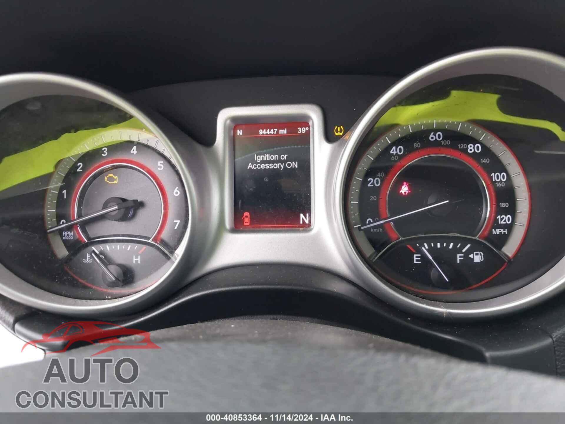 DODGE JOURNEY 2012 - 3C4PDDBG6CT224367