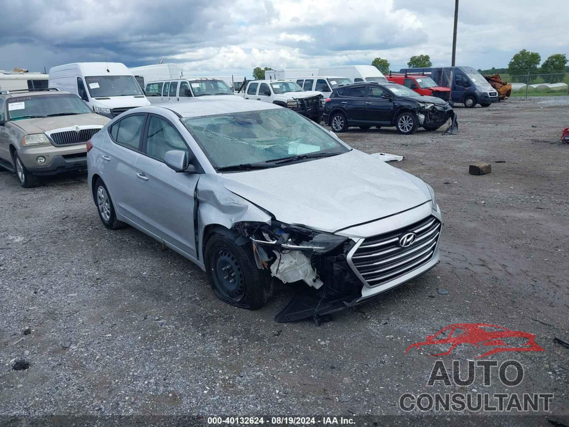 HYUNDAI ELANTRA 2017 - KMHD74LF2HU325804