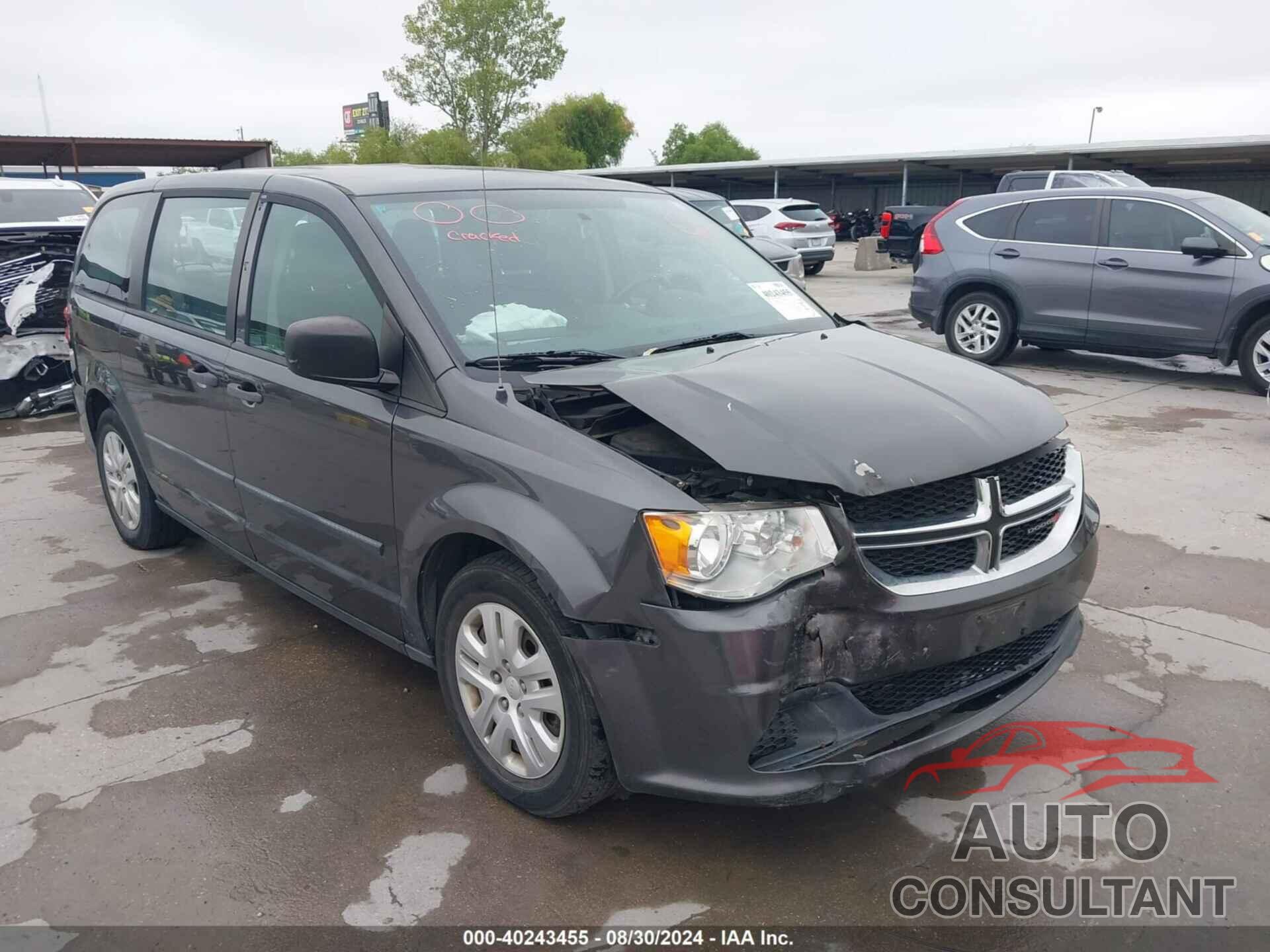 DODGE GRAND CARAVAN 2016 - 2C4RDGBG9GR356493