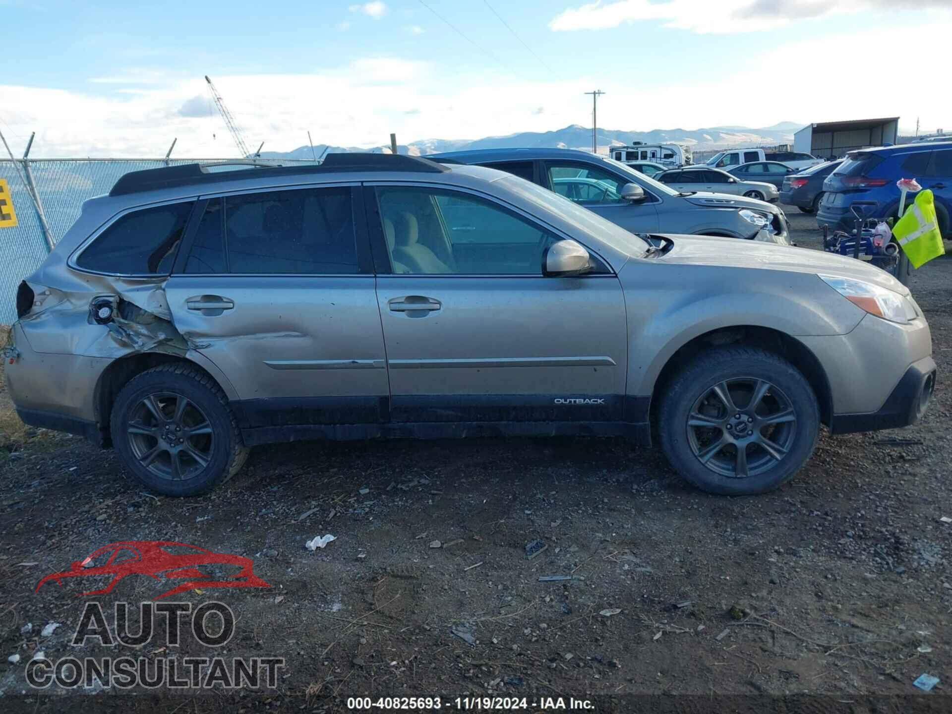 SUBARU OUTBACK 2014 - 4S4BRBDC6E3322335
