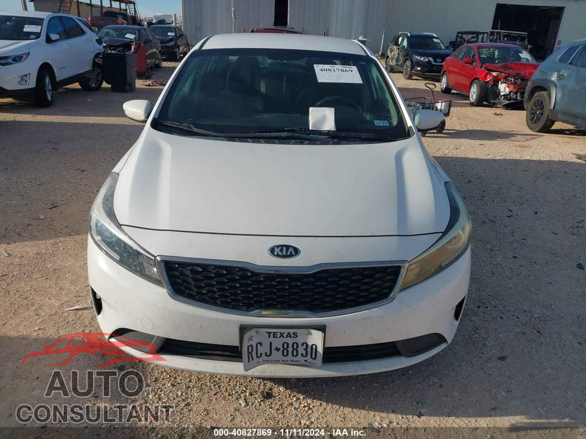 KIA FORTE 2017 - 3KPFK4A74HE080414