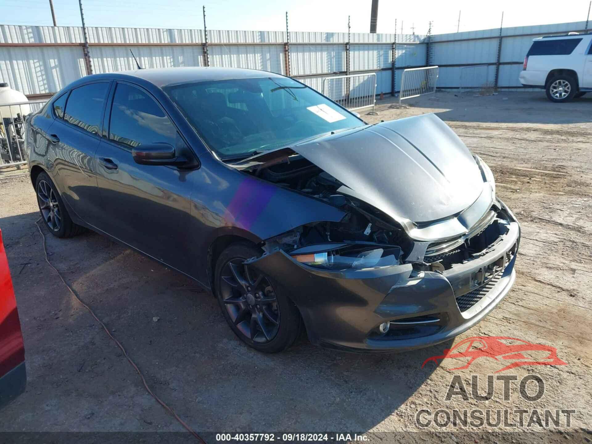 DODGE DART 2016 - 1C3CDFBB9GD530025