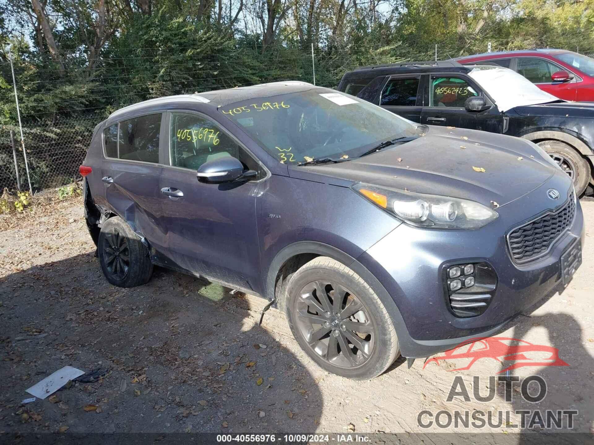 KIA SPORTAGE 2018 - KNDPNCAC1J7468323