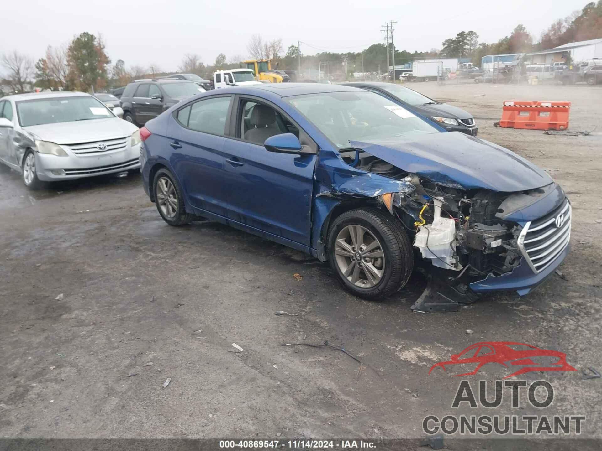 HYUNDAI ELANTRA 2018 - 5NPD84LF8JH228222