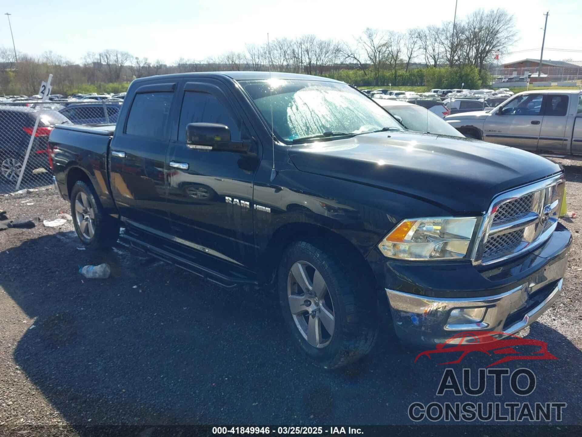 DODGE RAM 1500 2009 - 1D3HB13T99S806131