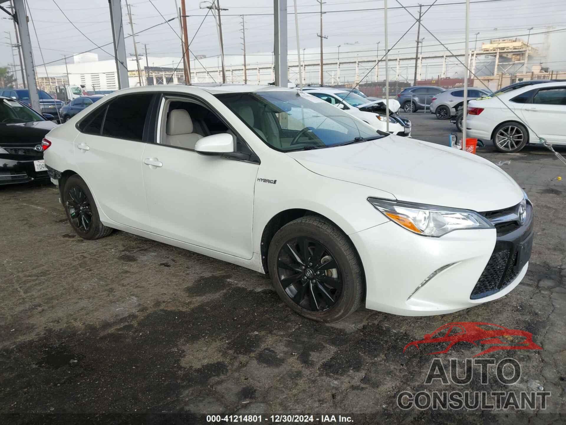 TOYOTA CAMRY HYBRID 2017 - 4T1BD1FK8HU214391