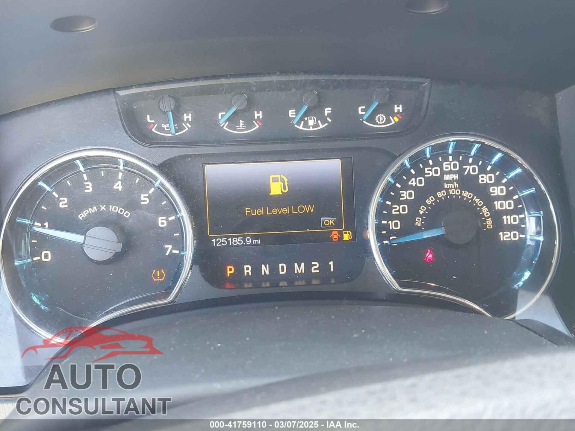 FORD F-150 2013 - 1FTFX1CT9DFD31275