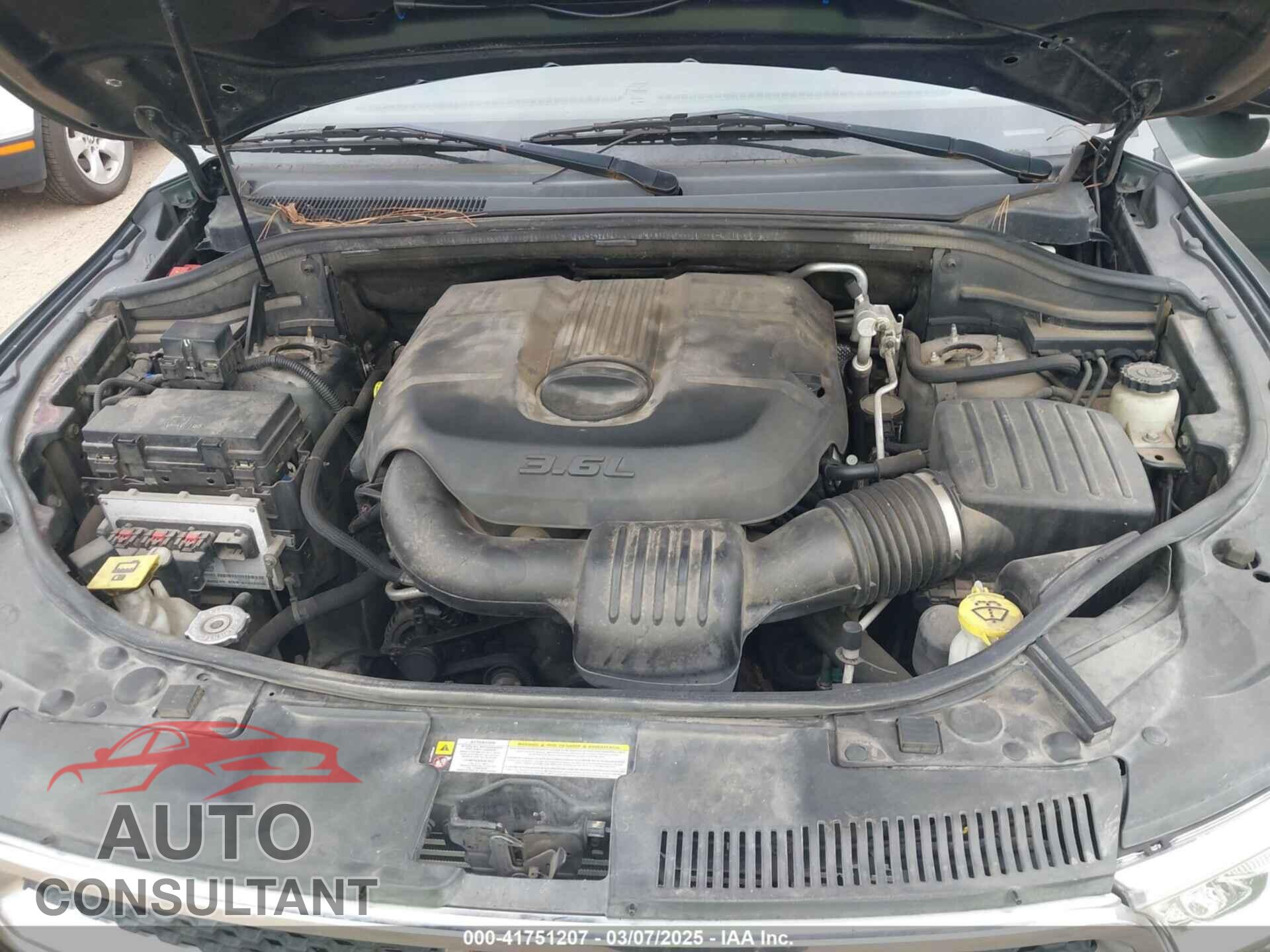 DODGE DURANGO 2011 - 1D4RD2GG8BC630461