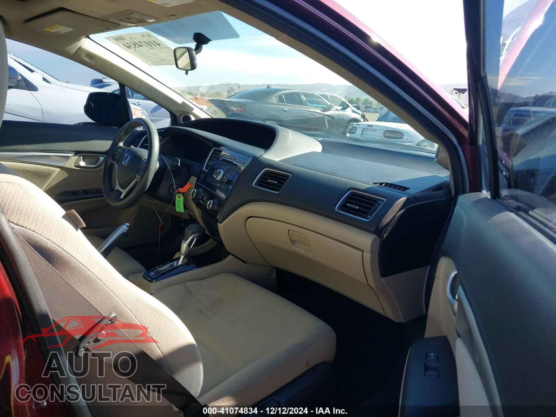 HONDA CIVIC 2013 - 19XFB2F84DE017989